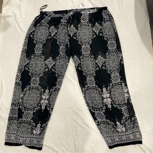 Boohoo Plus Sasha border print beach pant (us size 20)